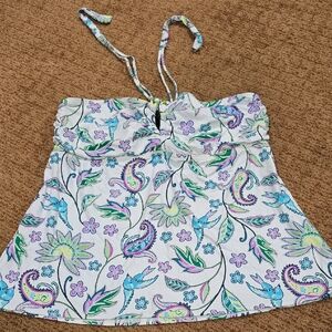 EUC- Coco Reef Multicolor Floral and Paisley Tankini Top